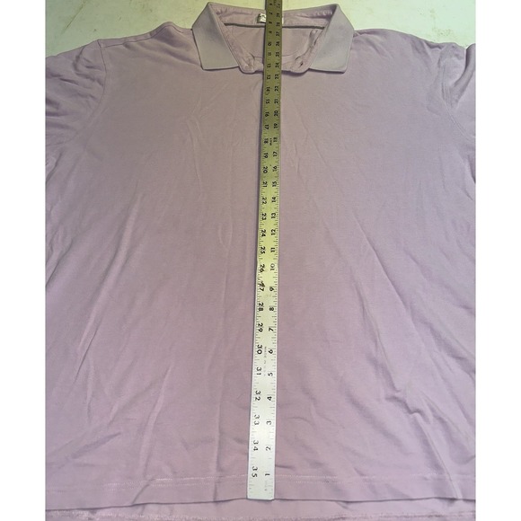 Peter Millar Crown Soft Men's Size 4XL Polo Shirt Light Purple Lavender - Picture 3 of 4